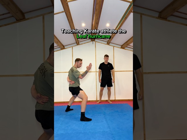 Teaching Karate athlete the Rock Lee Leaf Hurricane