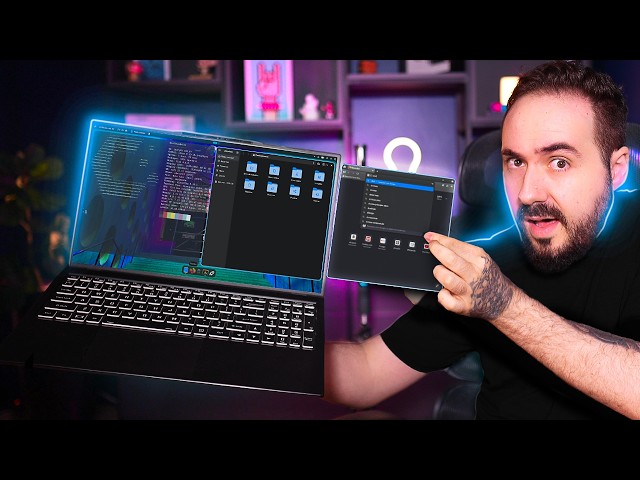 Um Desktop Linux que… desliza? 🤯 - Niri & Noctalia Shell