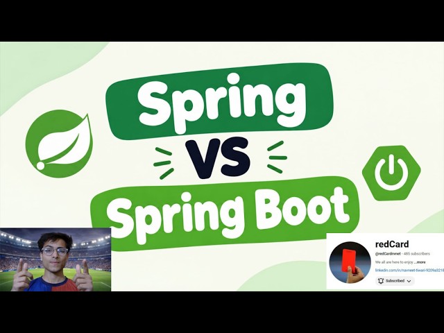 Spring and Spring boot