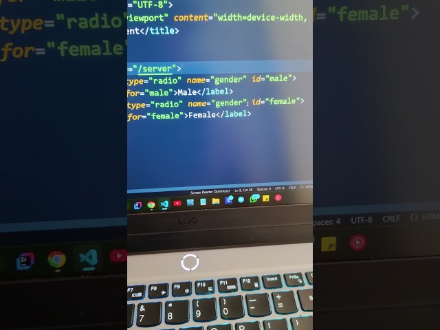 Male or Female? Only One Click!#Shorts #CodingShorts #WebDev #CheckboxTrick  #MaleOrFemale #HTMLTips