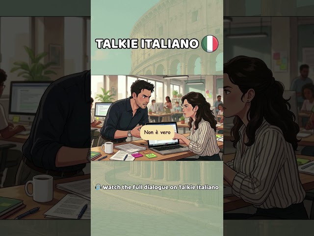 When You Can't Stand Your Office Mate 😅 | Learn Italian