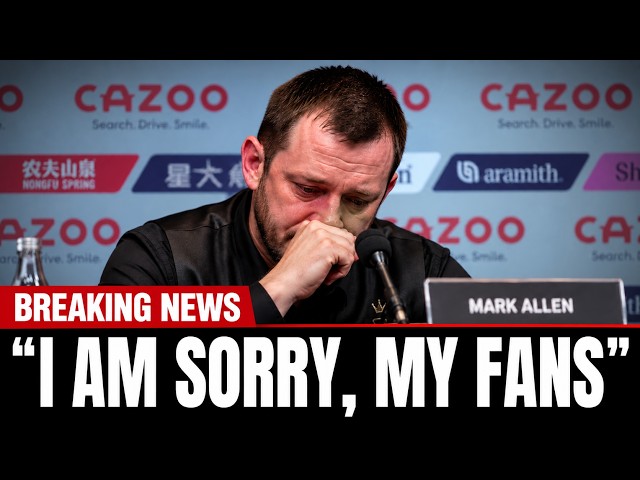 3 MINS AGO: Extremely SHOCKING News for Mark Allen Fans... WHAT HAPPENED?