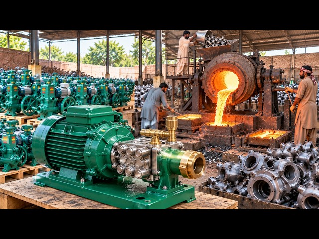 Inside a Local Factory: How High-Pressure Water Pumps Are Made | Amazing Manufacturing Process