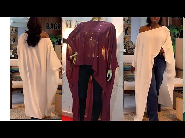 How to make an High Low Assymetric Cape Top