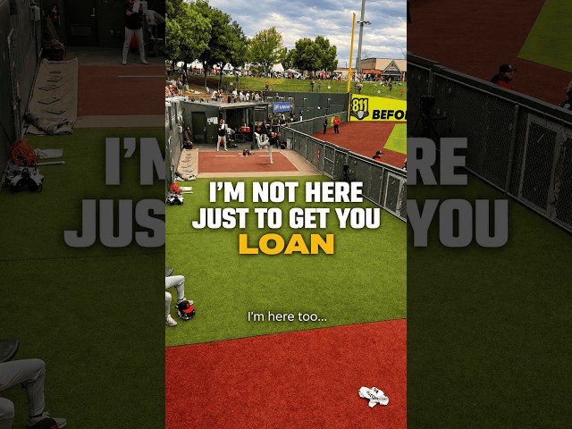 I'm Not Here Just to Get You a Loan #shorts