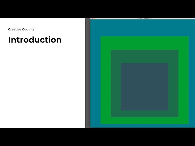 Creative Coding (01): Introduction to Processing