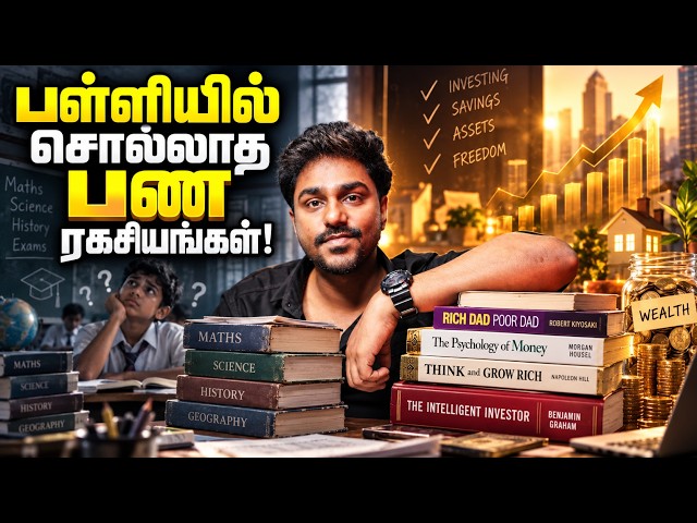பள்ளியில் சொல்லித் தராத 40 பண ரகசியங்கள்! | Tamil Book Summary | Karka Kasadara