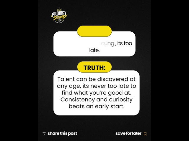 Myths vs Truth #Talent #prodigysquad #podcast #artisticopportunities #Shorts