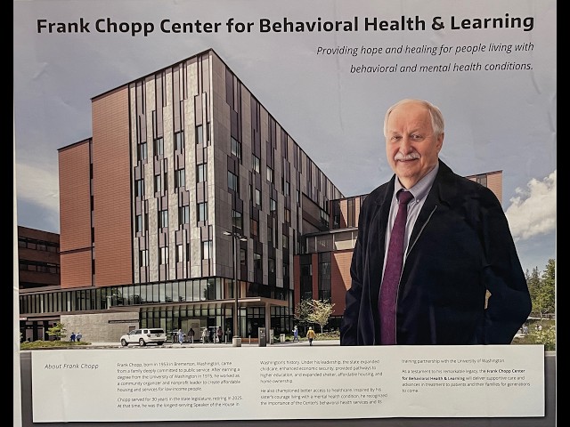 Frank Chopp Center for Behavioral Health & Learning Announcement