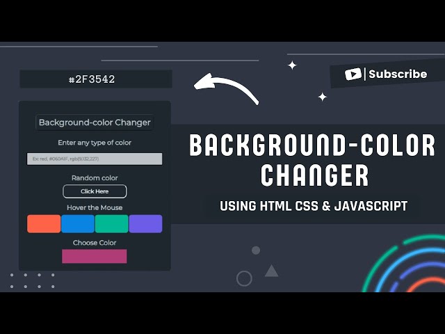 Incredibly random background color generator!