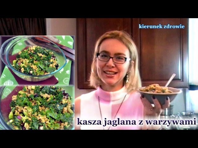 Kasza jaglana z warzywami / zdrowe odżywianie / kierunek zdrowie