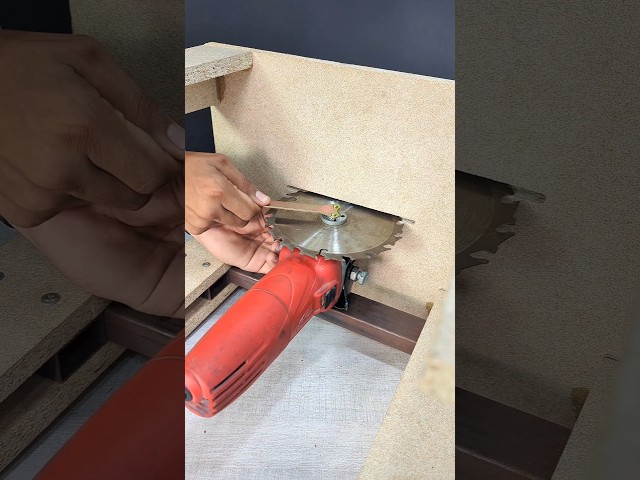 How to Make a Professional Mini Table Saw Machine ⚙️🔥 #woodworking #diy #tools