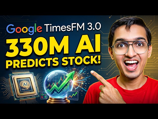 Google's New TimesFM 3.0: This Tiny 330M AI Can Predicts Stocks Locally! (CPU Setup)