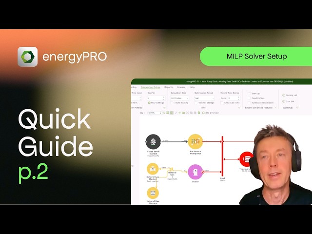 MILP Solver Setup | energyPRO Quick Guide