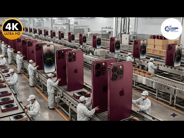 Inside Apple: The process of building the iPhone 18 Pro Max with plum red titanium (Full process)