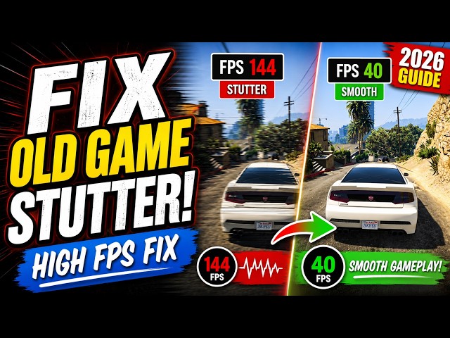 Old games stutter on new PCs, even at high FPS — here's why, and how to fix it.