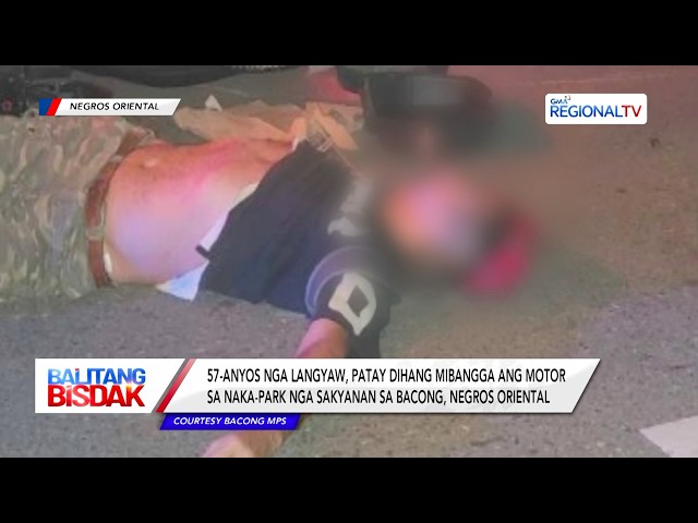 Langyaw, Patay dihang Nibangga ang Motor sa Sakyanan sa Negros Oriental | Balitang Bisdak