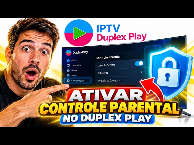 Como Ativar o Controle Parental no Duplex Play IPTV #DuplexPlay #IPTV