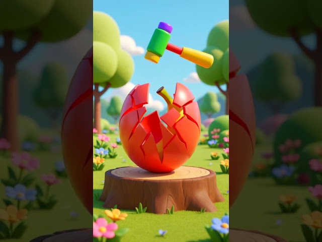 Kids Learn Fruits Names | Fruits Surprise | Baby Cartoon #shorts #rhymes