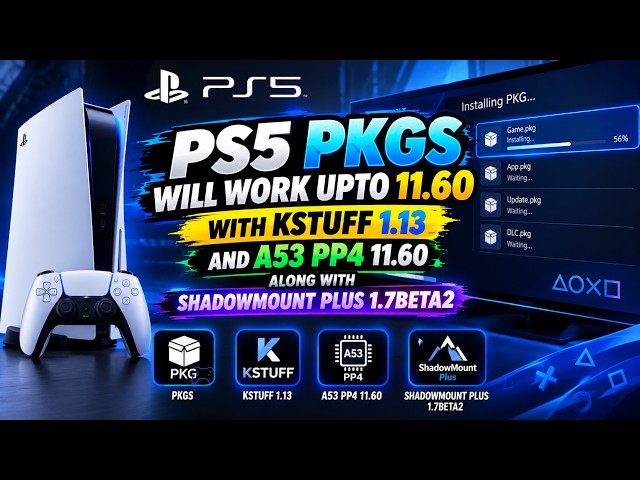 PS5 11.60 PKG TUTORIAL: HOW TO INSTALL AND PLAY PKGS ON PS5 11.60