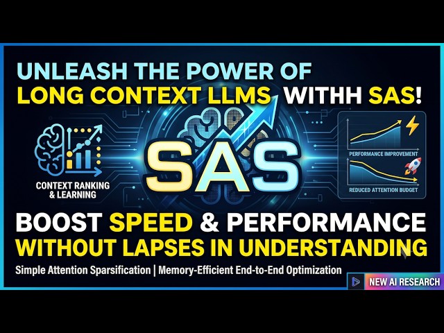 SAS: Simple Attention Sparsification via End-to-End Optimization of Context Ranking