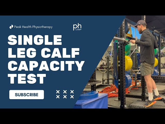 Single Leg Calf Capacity Test | Calf And Ankle Testing | Testing For Runners | Achilles Rehab