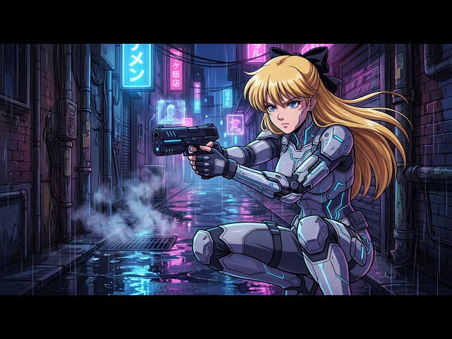 CYBER MERCENARY | Cyberpunk, Outrun & Darksynth | Tactical Beats • Gaming • Coding