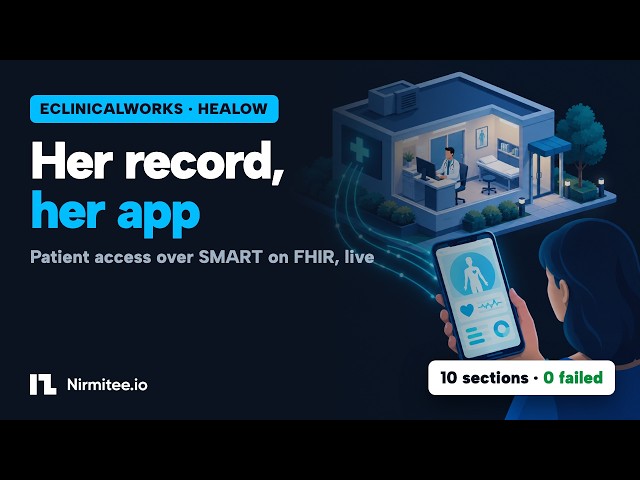 eClinicalWorks API: healow SMART on FHIR, Live Walkthrough (2026)