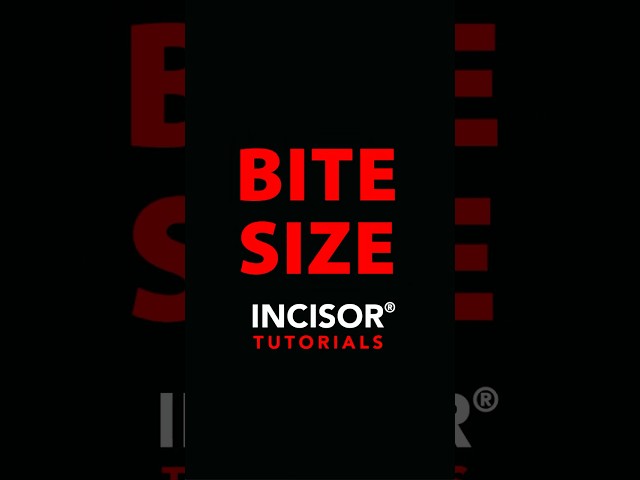 INCISOR® Bite Size Tutorial: Units Per Pixel