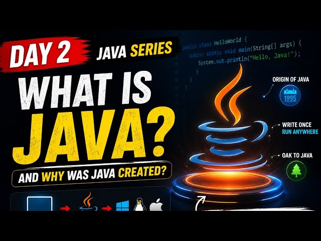 Java Ko Banaya Kyun Gaya? 🤔 | Java Series Day 2 | Hindi