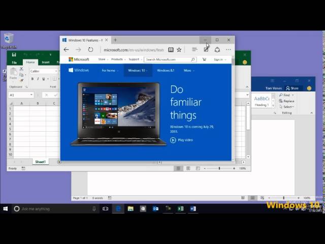 Windows 10 Tutorials Launch Application