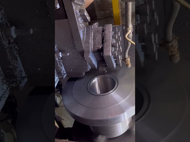 Facing on manual lathe machine | Forging jobs- part 39 #machine #lathemachine