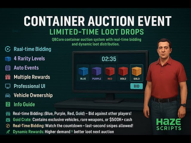 Haze Scripts Container War Event Script For Fivem