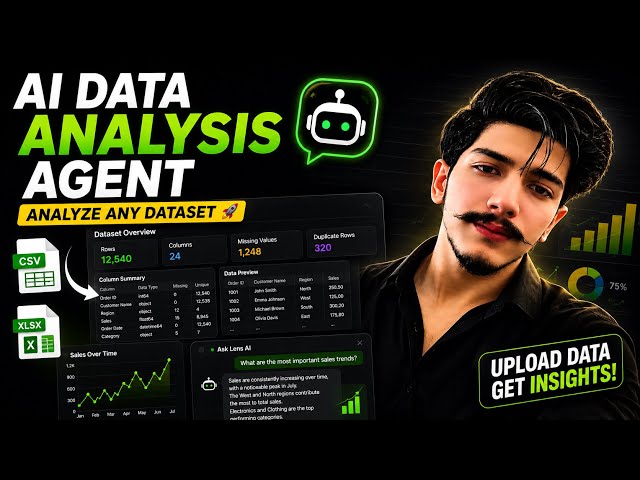 I Built an AI Data Analysis Agent That Analyzes ANY Dataset 🤯 | Python + FastAPI