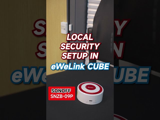 Bring SONOFF Siren into your local security system in eWeLink CUBE. #sonoff  #smartphone