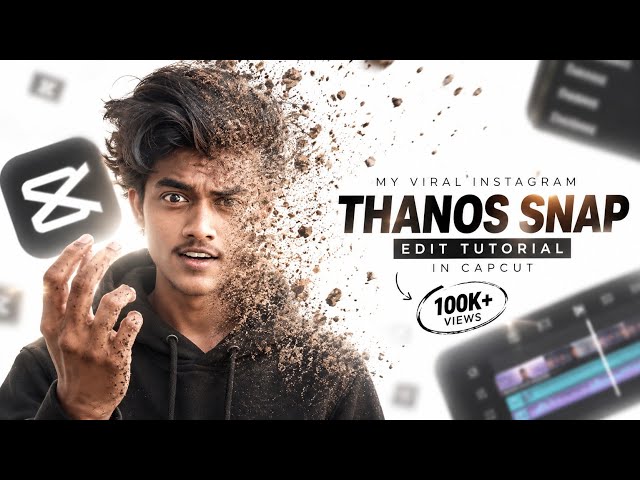 🔥 My VIRAL Instagram AI Thanos Snap Edit Tutorial in CapCut (100K+ Views)