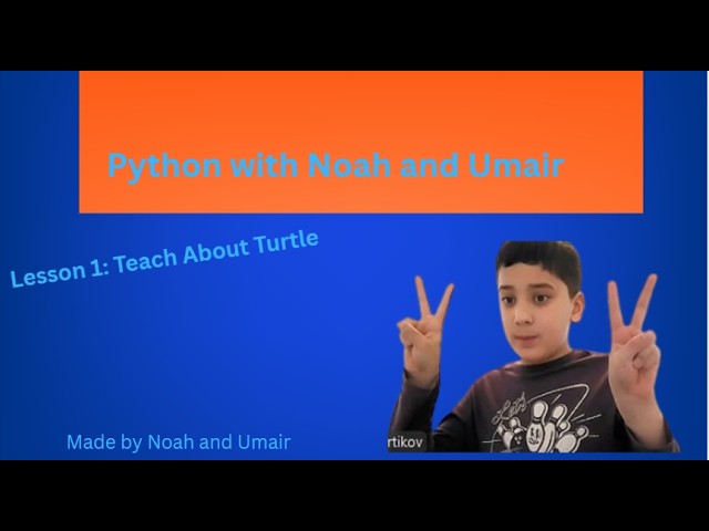 Python 2026 Lesson 1: Learn About Turtle