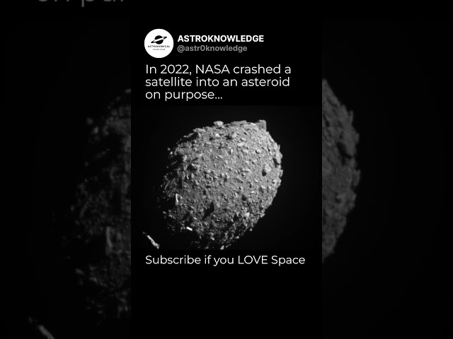 When NASA Crashed a Satellite Into an Asteroid… | the DART Mission