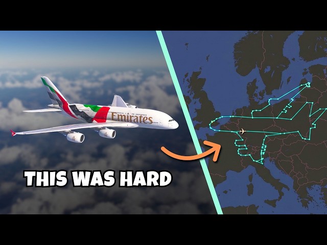 I tried drawing a HUGE Airbus A380, using an A380.