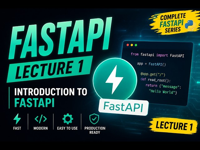 You Don't Know APIs Until You Watch This | FastAPI Tutorial | Lecture 1