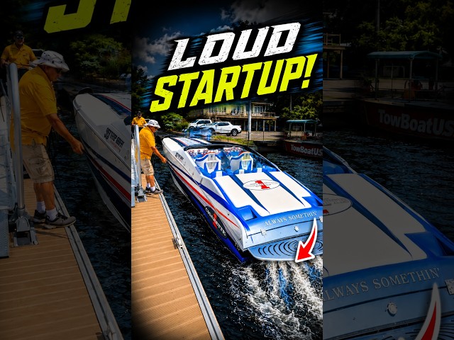 LOUD STARTUP! Cigarette 39 Top Gun Unlimited | 1,400 HP