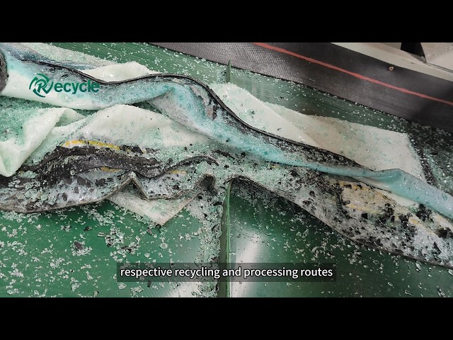 Glass-Free PVB from Windshields | Laminated Glass Separation