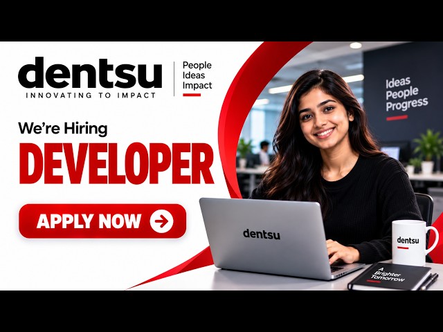🔥 dentsu Hiring 2026 | Entry-Level Full Stack Developer | 0–1 Years | Gurugram | Off Campus Hiring