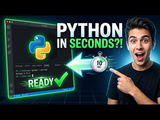 How to Install Python in VS Code FAST — Beginner Tutorial 🐍