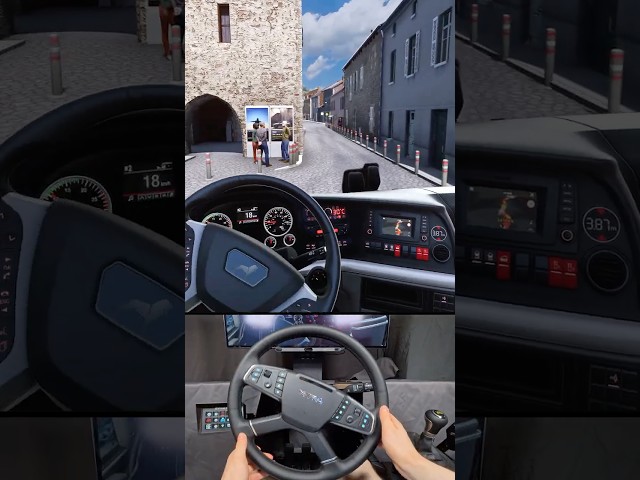 ⚠️ DANGEROUS Road in ETS2 😱 #shorts #ets2 #eurotrucksimulator2