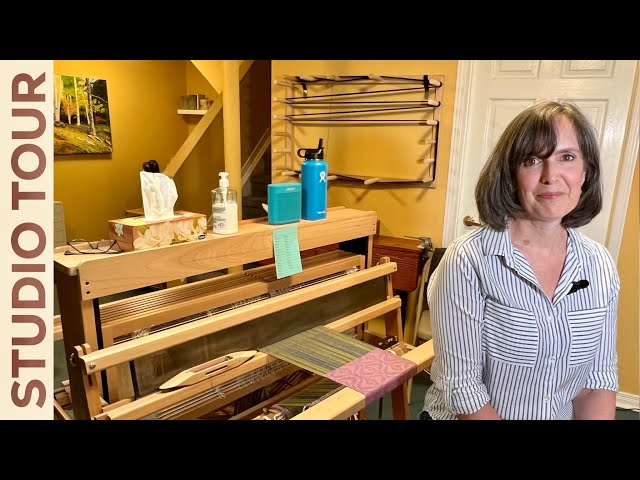 Studio Tour: LINDA RILEY new weaver studio tour
