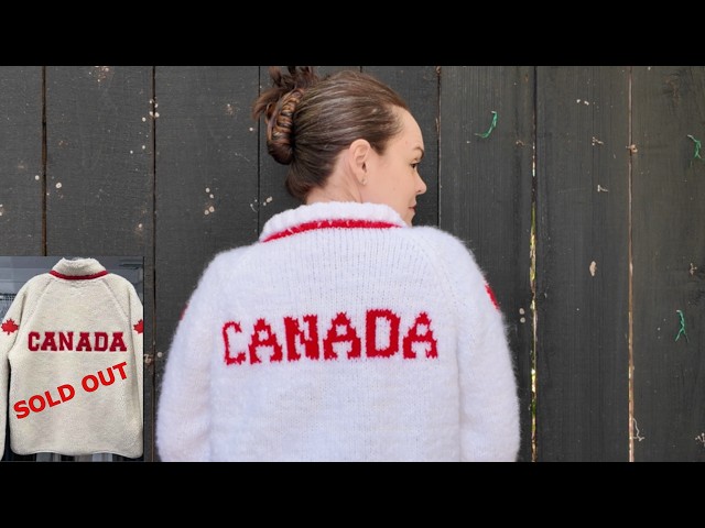 I knit the sold out Heated Rivalry fleece