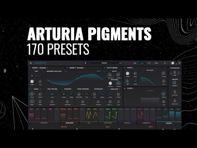 Arturia PIGMENTS - 170 Presets / Patches