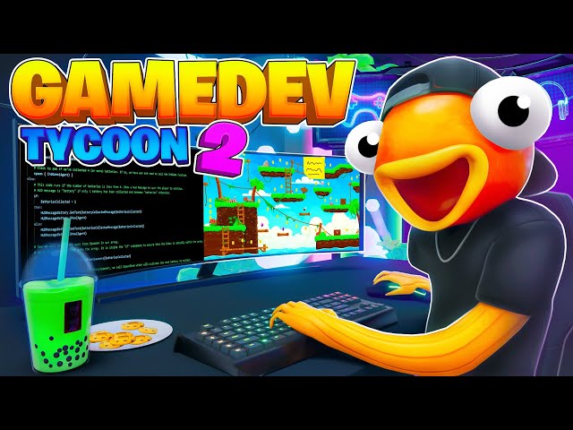 FORTNITE GAMEDEV TYCOON 2 🎮 VAULT CODE + 100% REBIRTH - MAP CODE: 1697-4204-4447