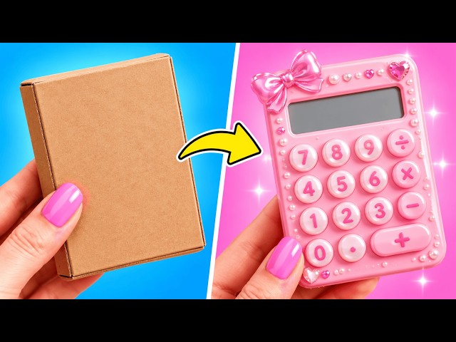 Student Crafts 💡✏️🎀 Easy Cute Handmade School Supplies and DIY Stationery by 123 GO! Galaxy